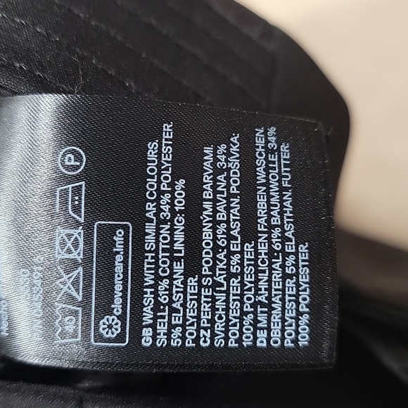 H&M, Black Size 6 Pencil Skirt. Embroidered Line Waistband Accent. EUC - Picture 10 of 11